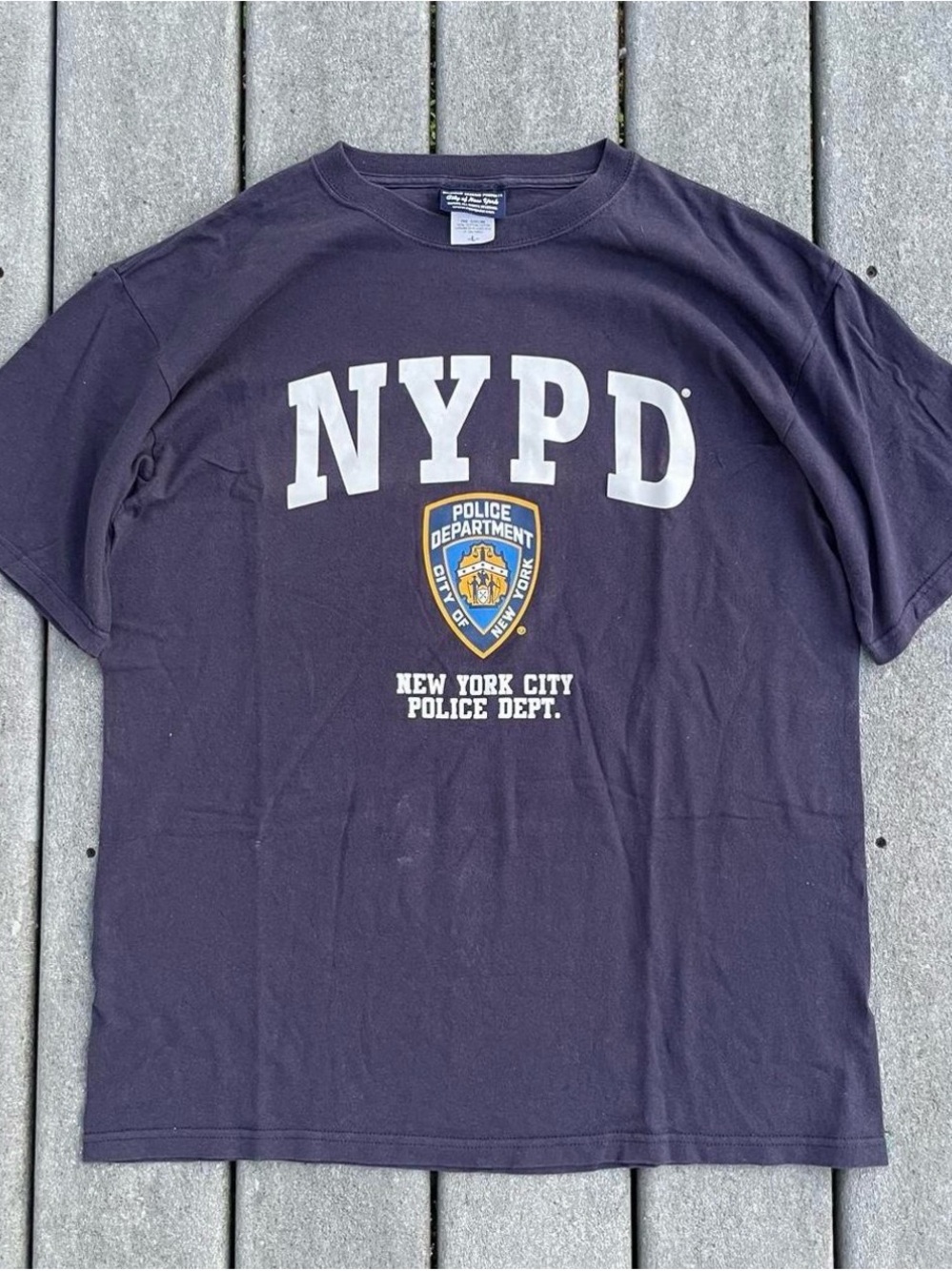 NYPD Short Sleeve Graphic Tee - Navy